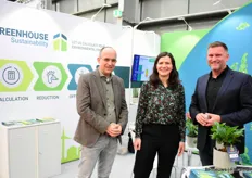 Jack Goossens visiting Sandra Uittenbroek - van Schie and Henri Potze of Greenhouse Sustainability.